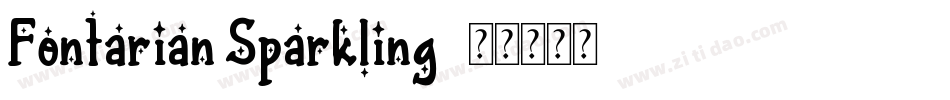 Fontarian Sparkling字体转换